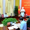 Chủ tịch nước Nguyễn Xuân Phúc phát biểu chỉ đạo. (Ảnh: Minh Đức/TTXVN)