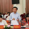 Ông Nguyễn Danh Huy phát biểu tại một buổi hội thảo. (Ảnh: Nguyễn Lành/TTXVN)