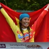 Vận động viên Vũ Phương Thanh giành ngôi vô địch dành cho nữ tại giải World Champion Deca Ultra Trithalon. (Nguồn: Onsports)
