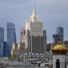 Tòa nhà trụ sở Bộ Ngoại giao Nga ở thủ đô Moskva. (Ảnh: AFP/TTXVN)