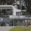 Hệ thống đường ống dẫn khí đốt 'Dòng chảy phương Bắc 1' tại Lubmin, Đức. (Ảnh: AFP/TTXVN)