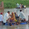 Cảnh ngập lụt sau những trận mưa lớn tại tỉnh Balochistan, Pakistan. (Ảnh: AFP/TTXVN)