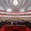 Sáng 16/10, lễ khai mạc Đại hội Đại biểu toàn quốc lần thứ XX Đảng Cộng sản Trung Quốc (Đại hội XX) đã diễn ra trọng thể tại Đại lễ đường Nhân dân ở thủ đô Bắc Kinh. (Ảnh: THX/TTXVN)
