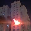 Hà Nội: Cháy căn hộ tầng 9 chung cư tại Phú Thượng