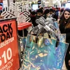 Hàng hóa tại các chuỗi cửa hàng ở Mỹ đã bắt đầu giảm giá từ tháng 10. (Nguồn: Reuters)