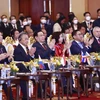 Sáng 21/11, tại Thủ đô Phnom Penh, Vương quốc Campuchia, Chủ tịch Quốc hội Vương Đình Huệ dự Lễ khai mạc Đại hội đồng Liên nghị viện các quốc gia Đông Nam Á lần thứ 43 - AIPA-43. (Ảnh: Doãn Tấn/TTXVN)