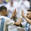 Đến với World Cup năm nay, Argentina đang đứng trước áp lực phải mang về chiếc cúp vô địch đầu tiên sau gần 40 năm. (Nguồn: AFP/TTXVN)