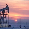 Giếng dầu ở thành phố Almetyevsk, Cộng hòa Tatarstan, Liên bang Nga. (Ảnh: TASS/TTXVN)