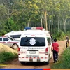 Xe cứu thương tại hiện trường vụ nổ. (Nguồn: Nation Thailand)