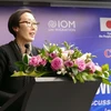 Trưởng phái đoàn Tổ chức Di cư Quốc tế tại Việt Nam, bà Park Mi-hyung. (Nguồn: IOM)