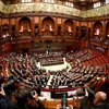 Quang cảnh phiên họp Quốc hội Italy ở Rome. (Ảnh: AFP/TTXVN)
