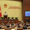 Quốc hội biểu quyết thông qua Nghị quyết phê chuẩn chức danh Phó Thủ tướng Chính phủ nhiệm kỳ 2021-2026. (Ảnh: Doãn Tấn/TTXVN)