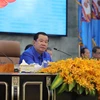 Chủ tịch Đảng Nhân dân Campuchia Hun Sen. (Ảnh: AKP/TTXVN phát)