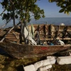 Một chiếc thuyền gỗ thô sơ của người di cư ở Cuba. (Nguồn: AP)