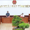Thủ tướng Phạm Minh Chính chủ trì buổi làm việc. (Ảnh: Dương Giang/TTXVN)