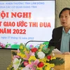 Ông Phạm Thanh Quan phát biểu tại một hội nghị. (Nguồn: Báo Lâm Đồng)