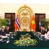 Quang cảnh buổi tham vấn chính trị cấp Thứ trưởng Ngoại giao Việt Nam-Na Uy. (Ảnh: Văn Điệp/TTXVN)