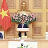 Thủ tướng Phạm Minh Chính giao nhiệm vụ cho Trưởng các cơ quan đại diện của Việt Nam tại nước ngoài. (Ảnh: Dương Giang/TTXVN)