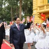 Thủ tướng Phạm Minh Chính chủ trì Lễ đón Thủ tướng Malaysia Dato’ Sri Ismail Sabri bin Yaakob thăm chính thức Việt Nam tháng 3/2022. (Ảnh: Dương Giang/TTXVN)