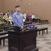 Bị cáo Phạm Thanh Hải tại phiên tòa. (Ảnh: Kim Anh/TTXVN)