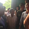 Tử tù Hàn Đức Long tại buổi công khai xin lỗi tại xã Phúc Sơn, huyện Tân Yên, tỉnh Bắc Giang. (Ảnh: Tùng Lâm/TTXVN)