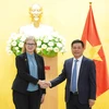 Bộ trưởng Bộ Công Thương Nguyễn Hồng Diên tiếp bà Ann Måwe - Đại sứ Thụy Điển tại Việt Nam. (Nguồn: Bộ Công Thương)
