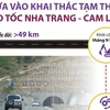 Đưa vào khai thác tạm thời cao tốc Nha Trang-Cam Lâm.