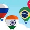 BRICS được thành lập năm 2006, là tên viết tắt tiếng Anh của tên các quốc gia thành viên gồm Brazil, Nga, Ấn Độ, Trung Quốc, Nam Phi. (Nguồn: CGTN)