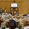 Toàn cảnh cuộc họp cấp Bộ trưởng Mỹ-Hội đồng Hợp tác vùng Vịnh (GCC) tại Riyadh, Saudi Arabia, ngày 7/6. (Ảnh: AFP/TTXVN)