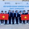 Đoàn Việt Nam tham dự Olympic Hóa học Quốc tế Abu Reikhan Beruniy lần thứ nhất. (Nguồn: Bộ Giáo dục và Đào tạo)
