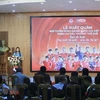 Sáng 4/7, tại Hà Nội, Liên đoàn Bóng đá Việt Nam (VFF) đã tổ chức Lễ Xuất quân của Đội tuyển Bóng đá Nữ Quốc gia Việt Nam tham dự Vòng Chung kết Giải Vô địch Bóng đá Nữ Thế giới 2023. (Ảnh: TTXVN)