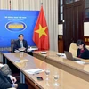 Bộ trưởng Ngoại giao Bùi Thanh Sơn dẫn đầu Đoàn Việt Nam tham dự hội nghị. (Ảnh: TTXVN phát)
