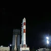 Tên lửa PSLV-C56. (Nguồn: PTI)