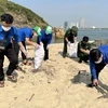 Lực lượng đoàn viên, thanh niên Việt Nam ra quân làm sạch bờ biển. (Ảnh minh họa: Nguyên Linh/TTXVN)