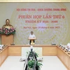Thủ tướng Phạm Minh Chính chủ trì Phiên họp lần thứ 6 Hội đồng Thi đua-Khen thưởng Trung ương. (Ảnh: Dương Giang/TTXVN)