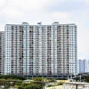 Khu cao tầng Jamona Apatment (quận 7, Thành phố Hồ Chí Minh) là dự án nhà ở xã hội có quy mô lớn. (Ảnh: Hồng Đạt/TTXVN)