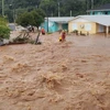 Nước lũ dâng cao tại một khu vực thuộc bang Rio Grande do Sul của Brazil. (Nguồn: Floodlist)