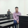 Nguyễn Tiến Tùng tại phiên tòa.