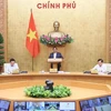 Thủ tướng Phạm Minh Chính chủ trì Phiên họp Chính phủ thường kỳ tháng Chín. (Ảnh: Dương Giang/TTXVN)