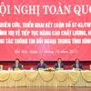 Chiều 11/10, tại Hà Nội, Ban Chỉ đạo Công tác Thông tin Đối ngoại tổ chức Hội nghị Toàn quốc nghiên cứu, triển khai Kết luận số 57-KL/TW của Bộ Chính trị về tiếp tục nâng cao chất lượng, hiệu quả công tác thông tin đối ngoại trong tình hình mới.
