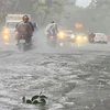 Một tuyến đường ở miền Trung bị ngập do mưa lớn. (Ảnh minh họa. Nguồn: TTXVN)