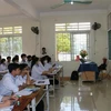Một tiết học Chương trình tiếng Anh tăng cường tại Trường THPT Nguyễn Duy Trinh, huyện Nghi Lộc, tỉnh Nghệ An. (Ảnh: TTXVN phát)