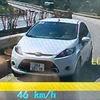 Hình ảnh ôtô con đi ngược chiều trên Cao tốc Nội Bài-Lào Cai. (Ảnh chụp màn hình).