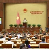 Đại tướng Tô Lâm, Bộ trưởng Bộ Công an phát biểu giải trình, làm rõ một số vấn đề đại biểu Quốc hội nêu. (Ảnh: Doãn Tấn/TTXVN)