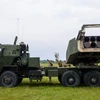 Hệ thống Rocket Đa nòng Cơ động cao (HIMARS) nằm trong gói viện trợ quân sự của Mỹ cho Ukraine. (Ảnh: AFP/TTXVN)