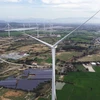 Một dự án điện gió tại huyện Ninh Phước, tỉnh Ninh Thuận. (Ảnh: Huy Hùng/TTXVN)