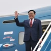 Chủ tịch Quốc hội Vương Đình Huệ rời Hà Nội, lên đường tham dự Hội nghị Cấp cao Quốc hội ba nước Campuchia-Lào-Việt Nam lần thứ nhất, thăm và làm việc tại Lào, thăm chính thức Thái Lan. (Ảnh: Doãn Tấn/TTXVN)