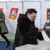 Cử tri Nga bỏ phiếu bầu cử Tổng thống năm 2018. (Nguồn: AFP/TTXVN)