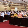 Quang cảnh Kỳ họp thứ 11, Hội đồng Nhân dân tỉnh Bến Tre khóa X. (Ảnh: Công Trí/TTXVN)