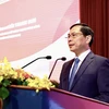 Bộ trưởng Ngoại giao Bùi Thanh Sơn phát biểu khai mạc hội nghị. (Ảnh: Lâm Khánh/TTXVN)
